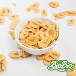 Banana chips con azúcar